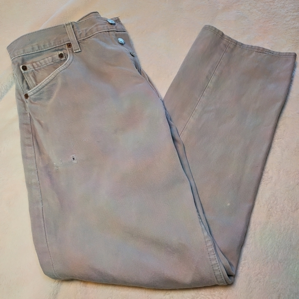 Vintage levis 501xx grey distressed 34/30